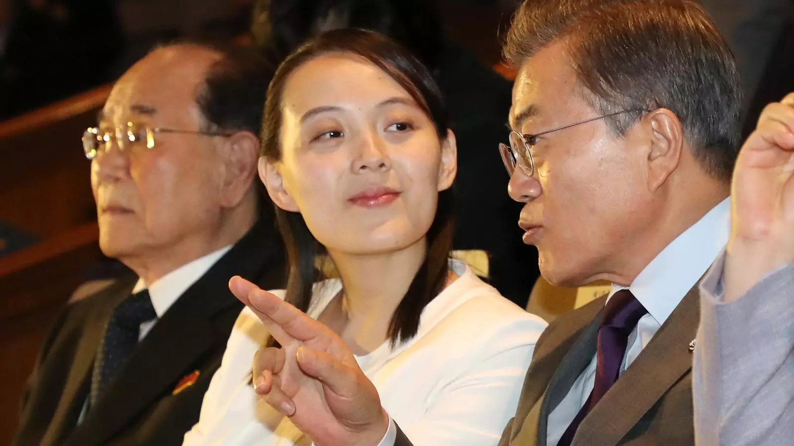 Kim Yo-Jong durant la seva visita a Corea del Sud.