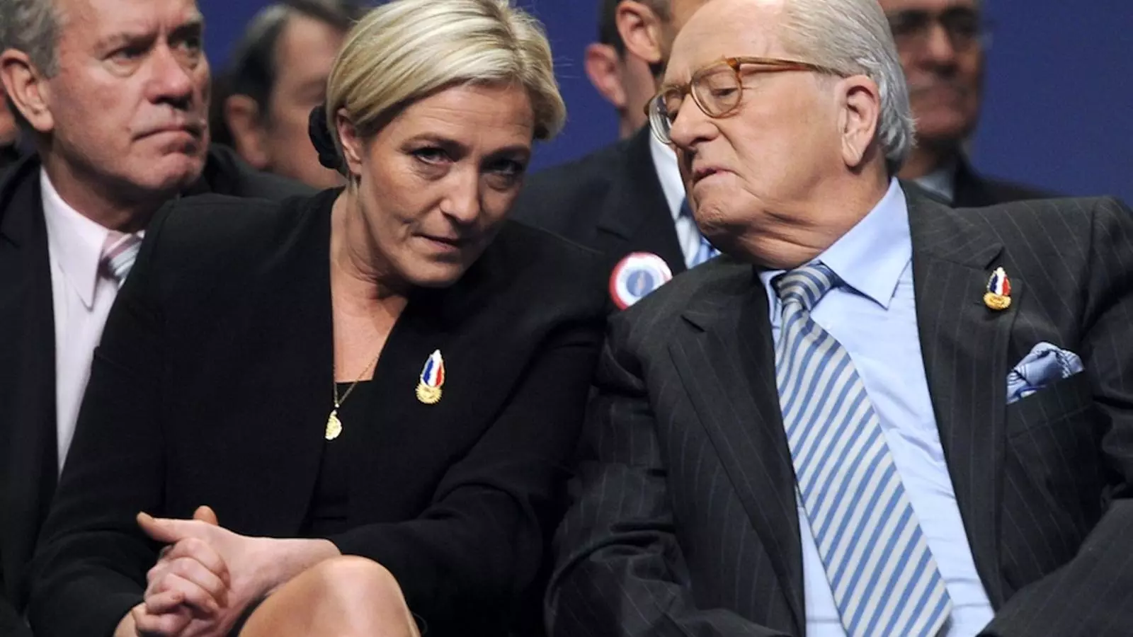 Marine i Jean-Marie Le Pen, filla i pare, en una imatge d'arxiu / AFP / MIGUEL MEDINA