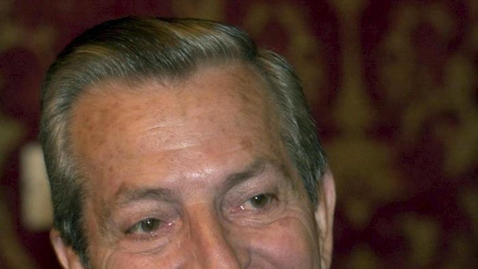 Fotografia d'arxiu (Madrid, 25/11/2002) de l'expresident del govern espanyol Adolfo Suárez / EFE