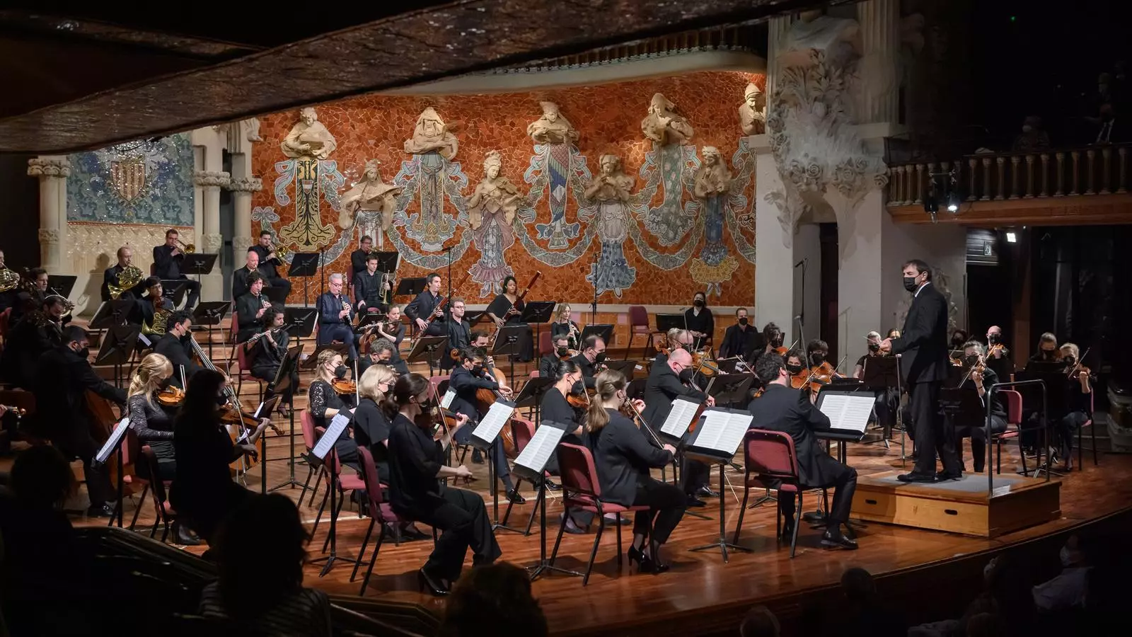 Daniele Gatti dirigint l'Orquestra de Cambra Mahler al Palau de la Música