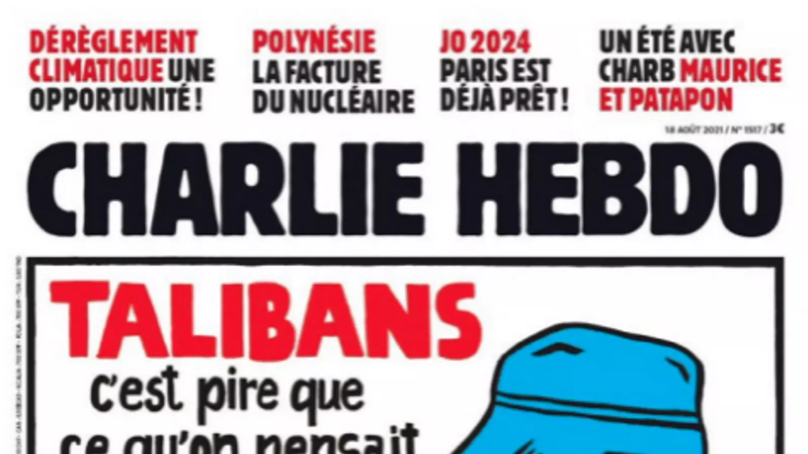 Darrera portada de Charlie Hebdó