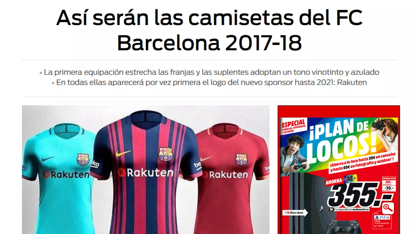 Les samarretes del Barça de la temporada 2017/2018