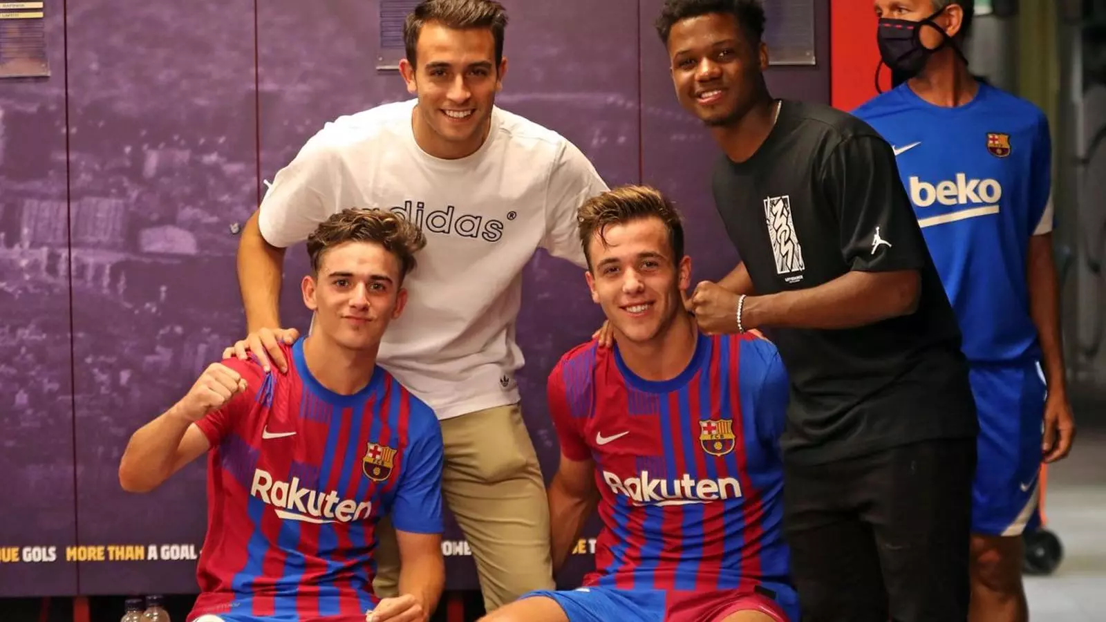 Eric, Ansu, Gavi y Nico: presente y futuro del Barça