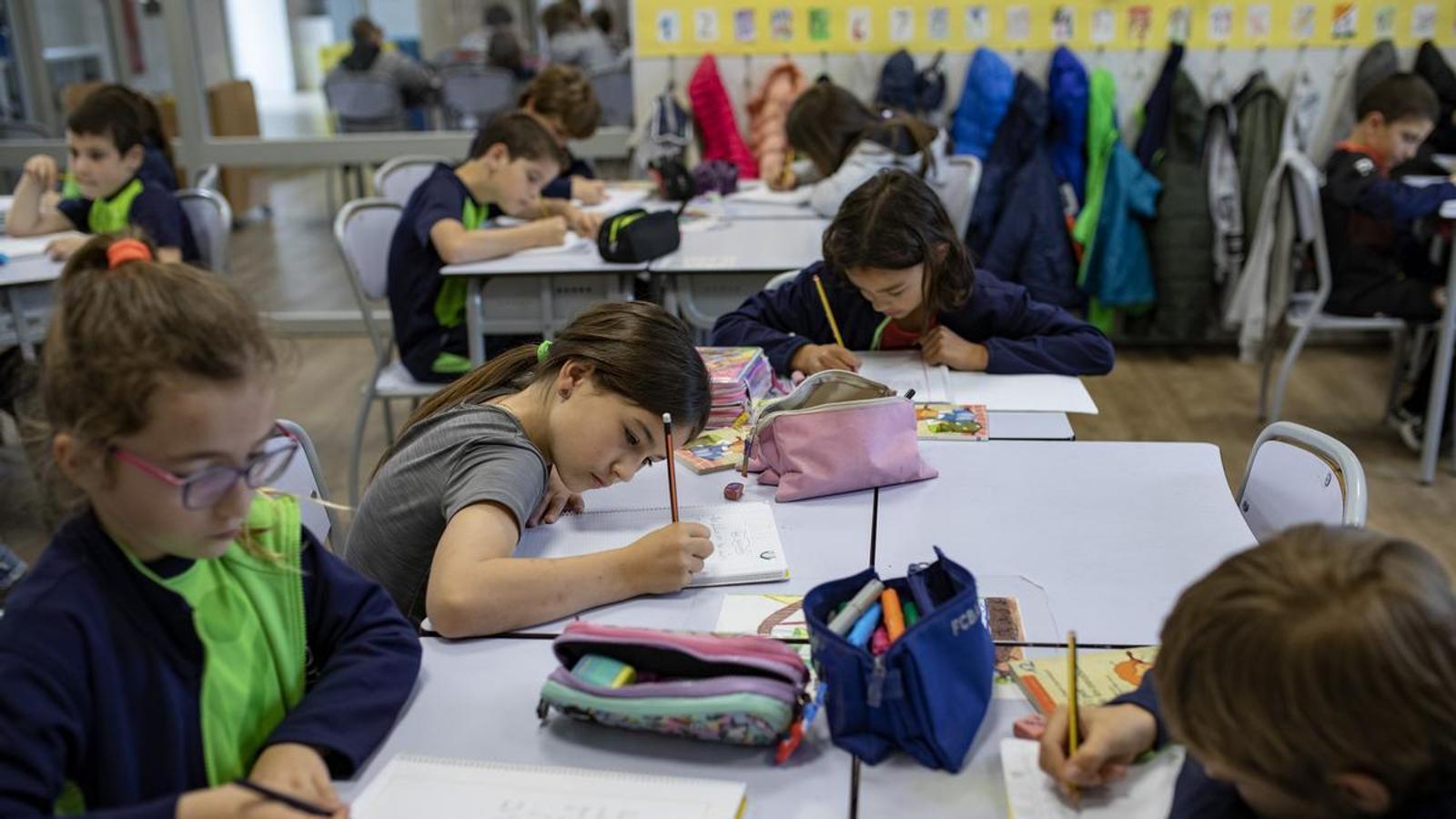 Students teach in a file image.
