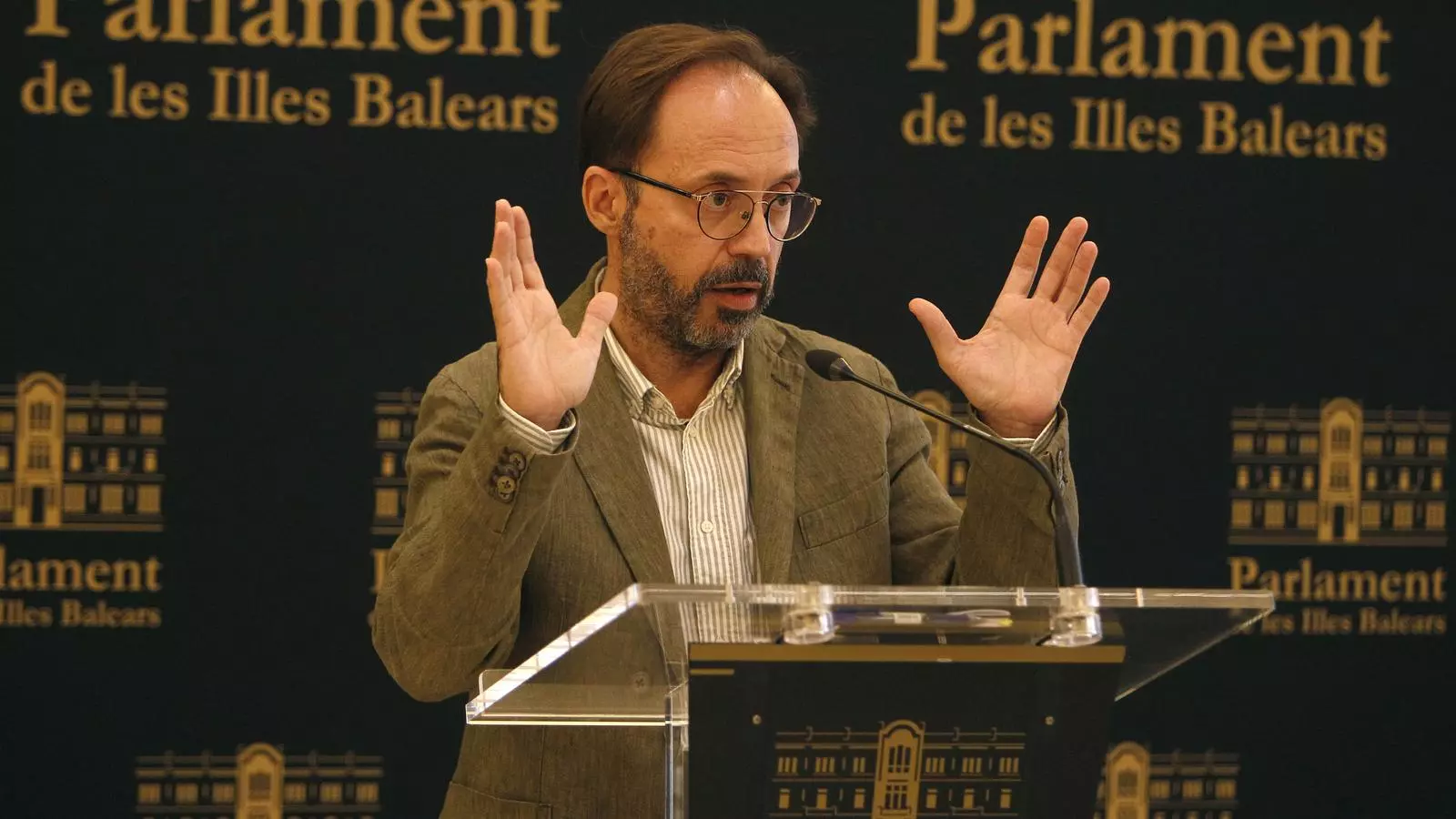 El portaveu parlamentari de Més per Menorca, Josep Castells