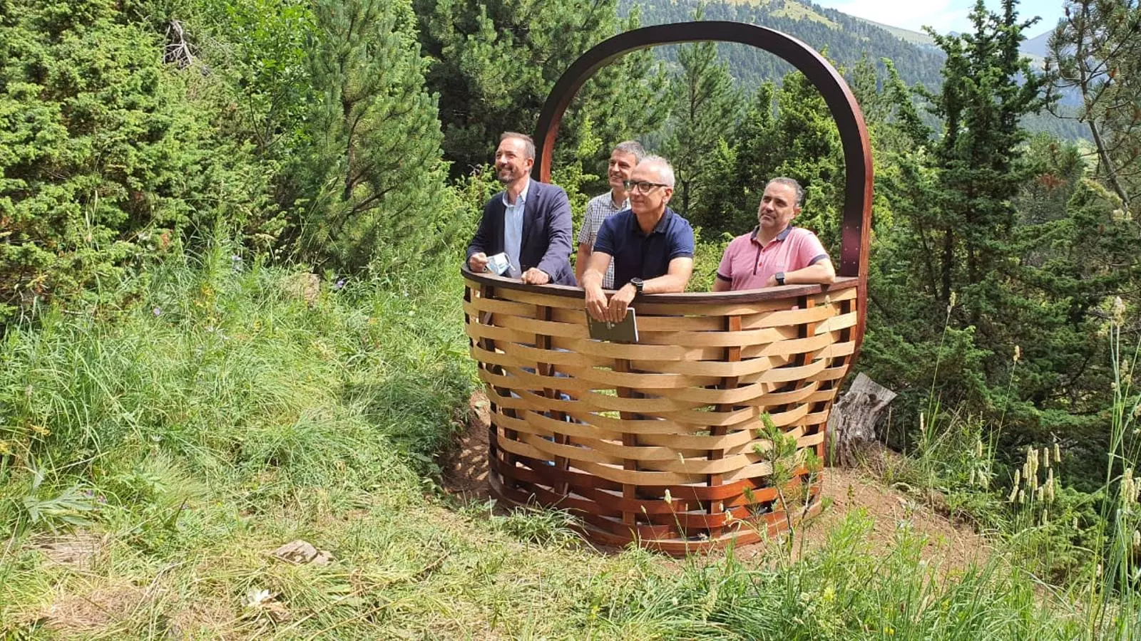 Un dels punts de photocall de la ruta.