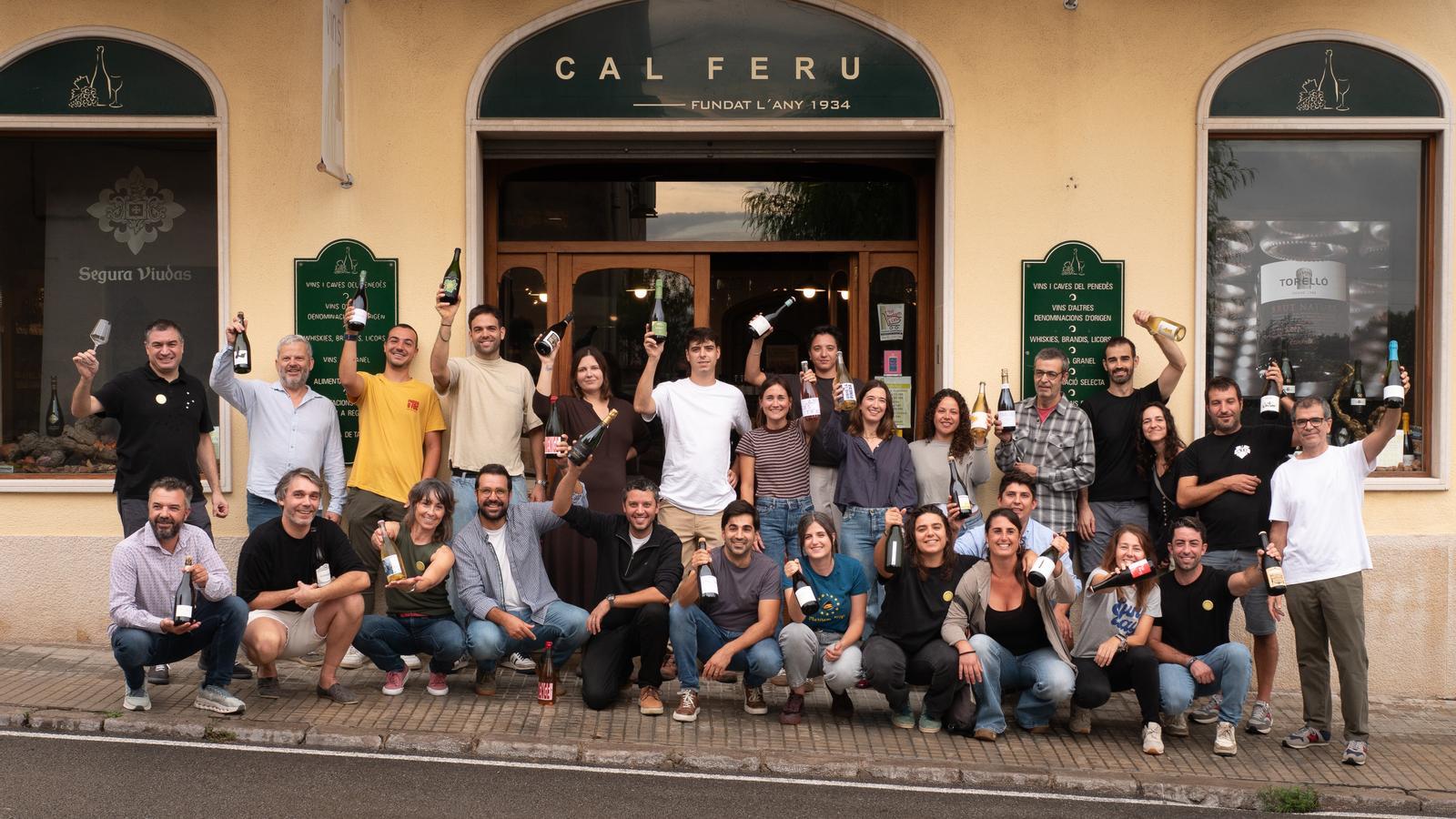Las bodegas que participaron en el V Encuentro de Elaboradores Efervescentes en Can Feru.