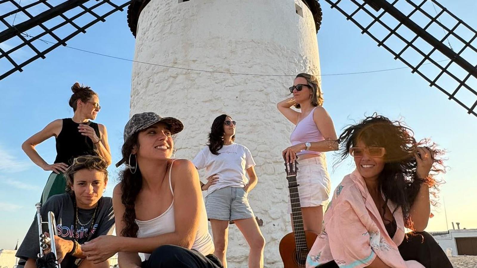 The members of the musical group Maruja Limón