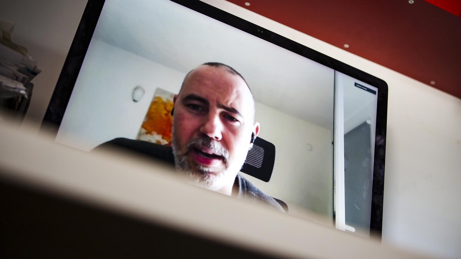 Entrevista per videoconferència a Eloi Badia