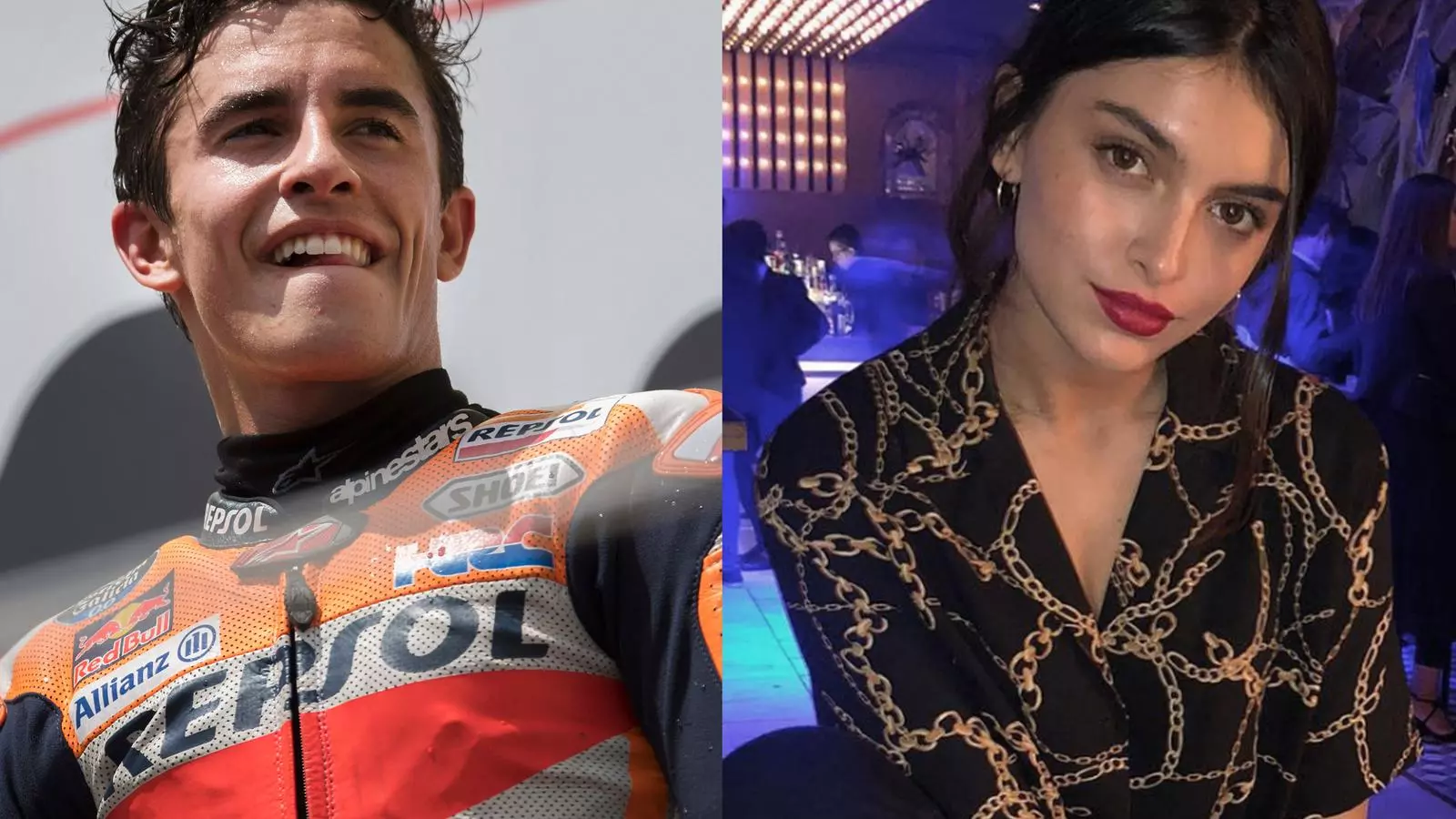 El motociclista Marc Márquez i la model Lucía Rivera podrien ser parella
