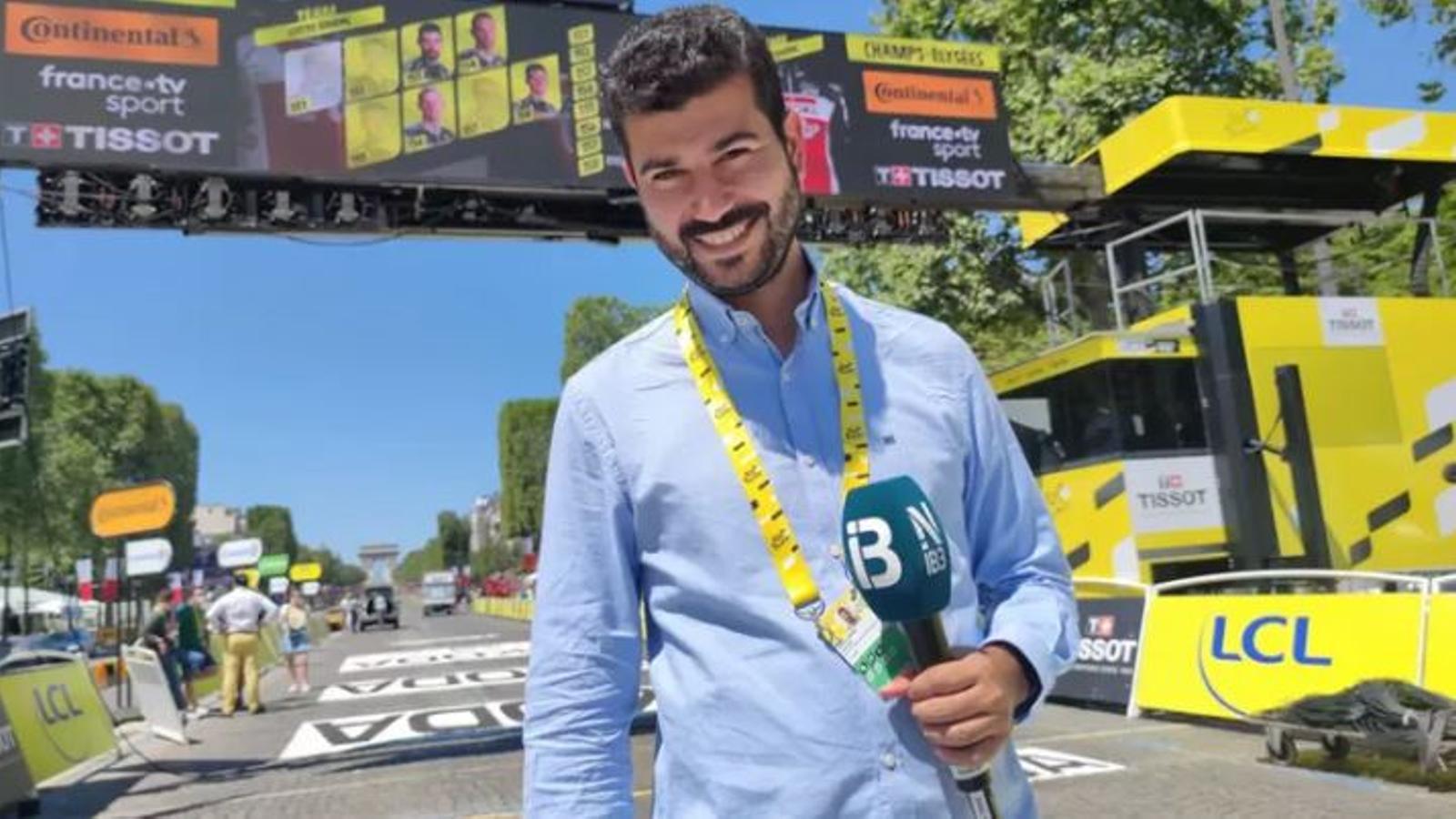 Jose Perelló ha cobert diferents esdeveniments esportius, entre els quals hi ha el Tour de França.