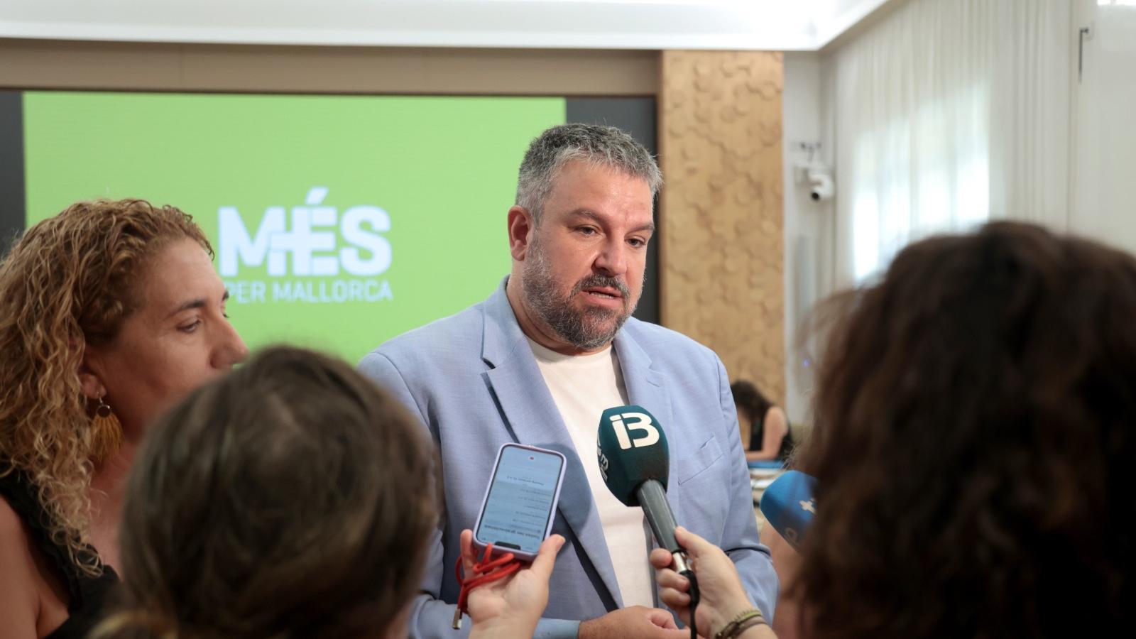 Lluís Apesteguia aquest matí al Parlament