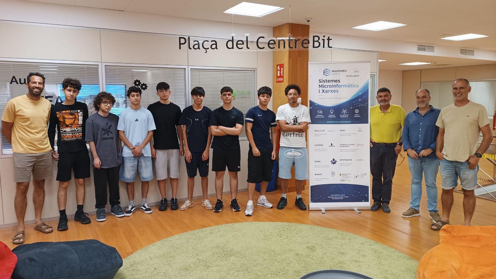 Schüler des IES Biel Martí.