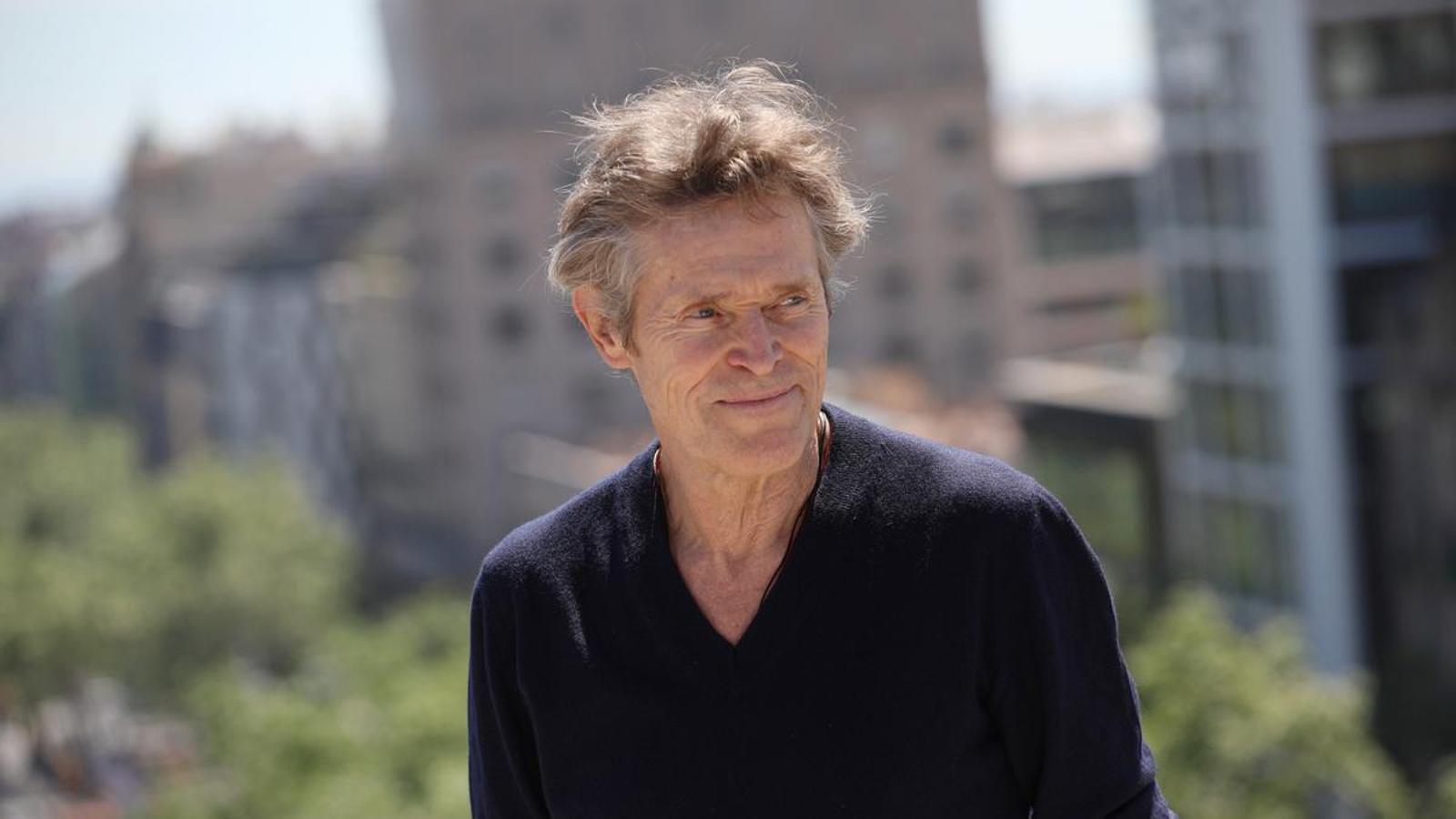 Willem Dafoe in Barcelona.