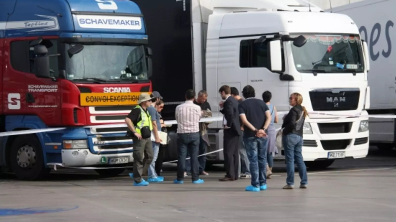 El camioner ha mort al pàrquing d'una gasolinera de Figueres. ACN
