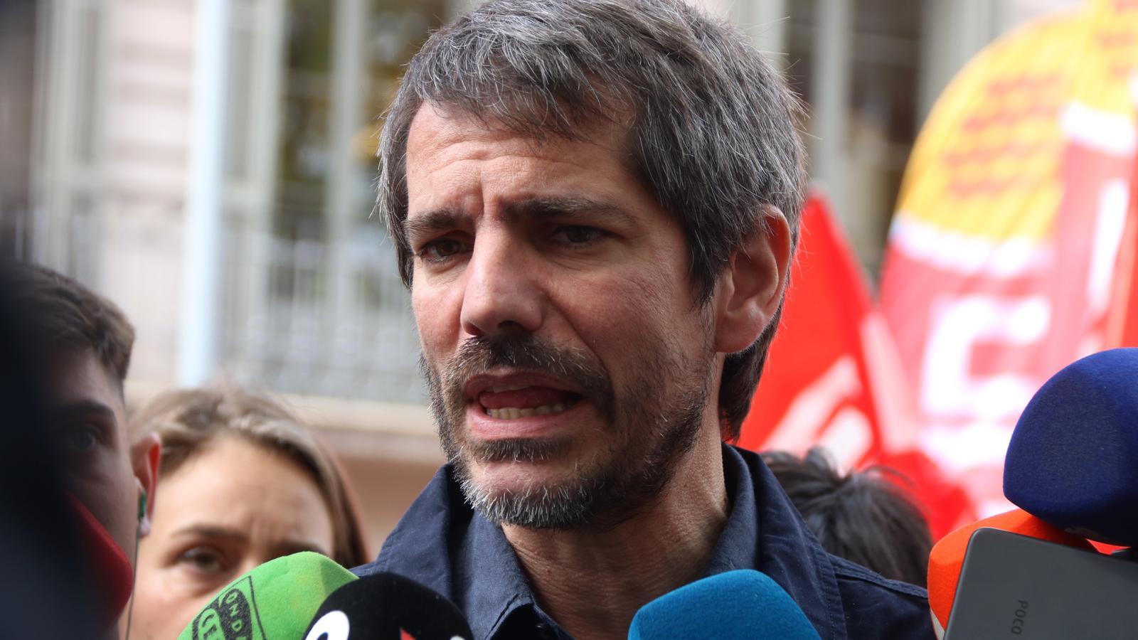 El ministro de Cultura, Ernest Urtasun, este 1 de mayo.