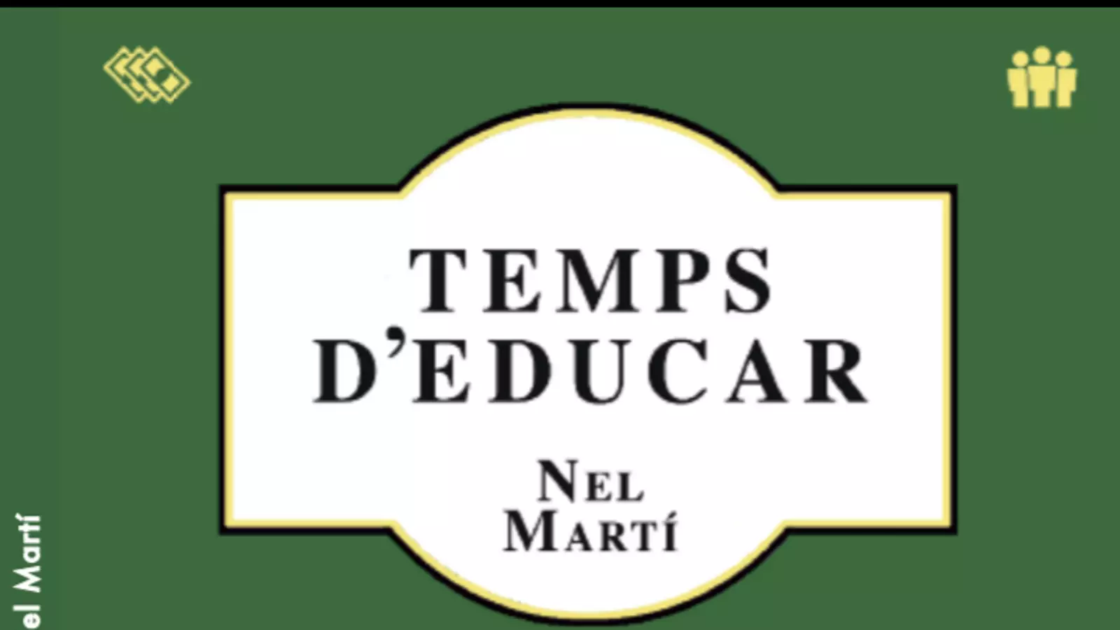 Nel Martí és l'autor d'aquest manual per educar els diferents àmbits de la vida de les persones.