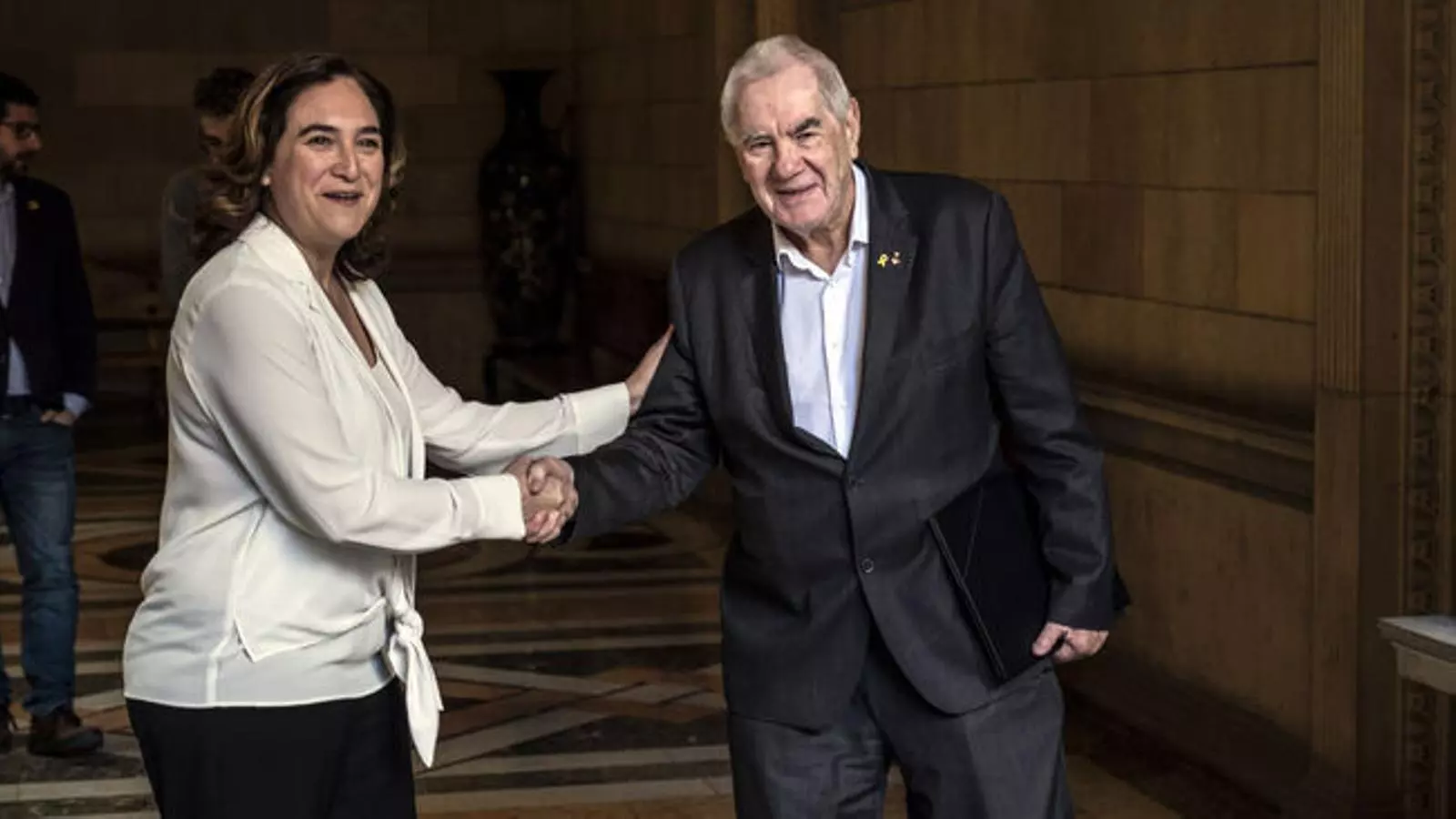 Colau i Maragall en una imatge d'arxiu
