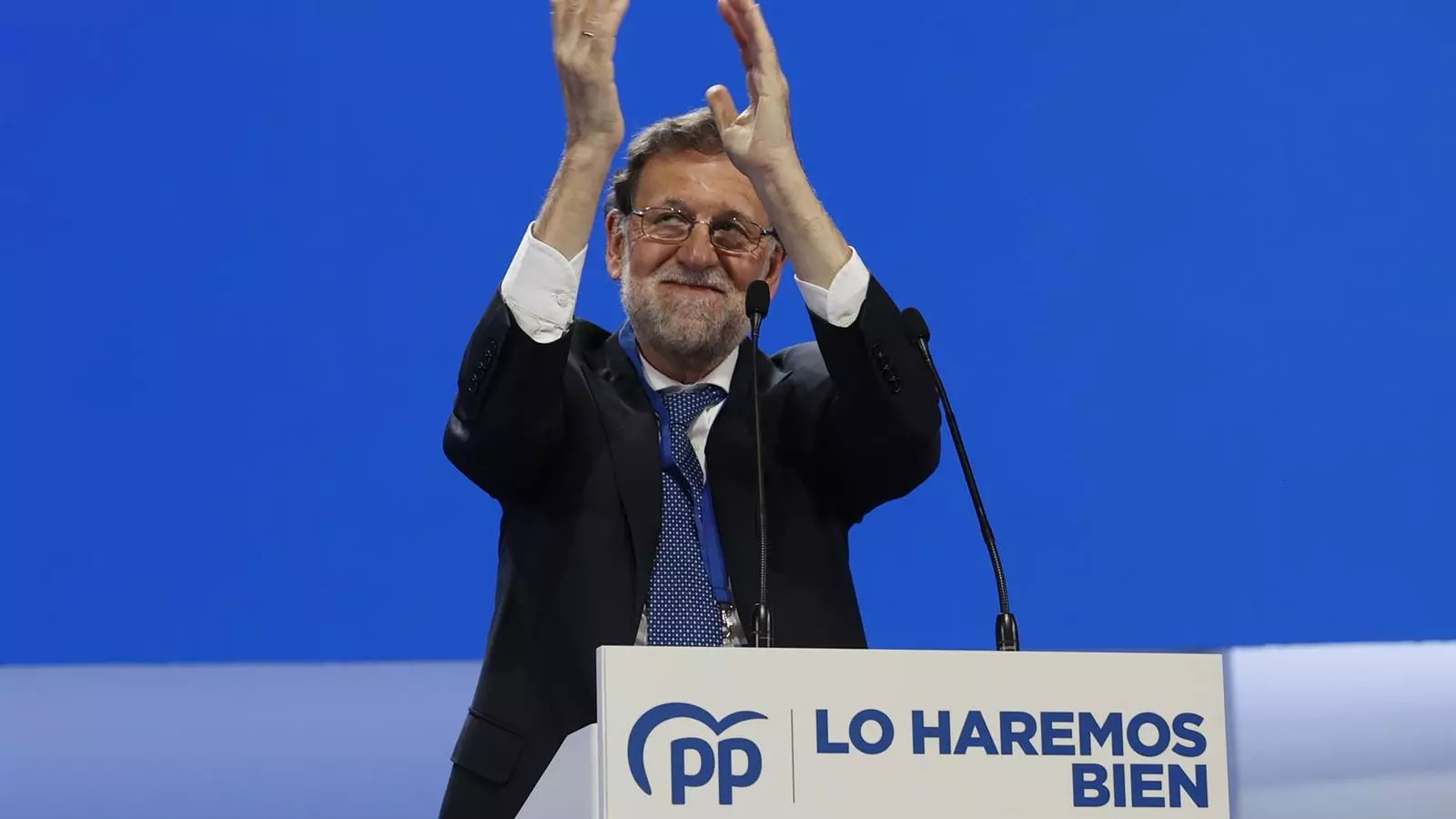L'expresident del govern espanyol Mariano Rajoy, al congrés del PP