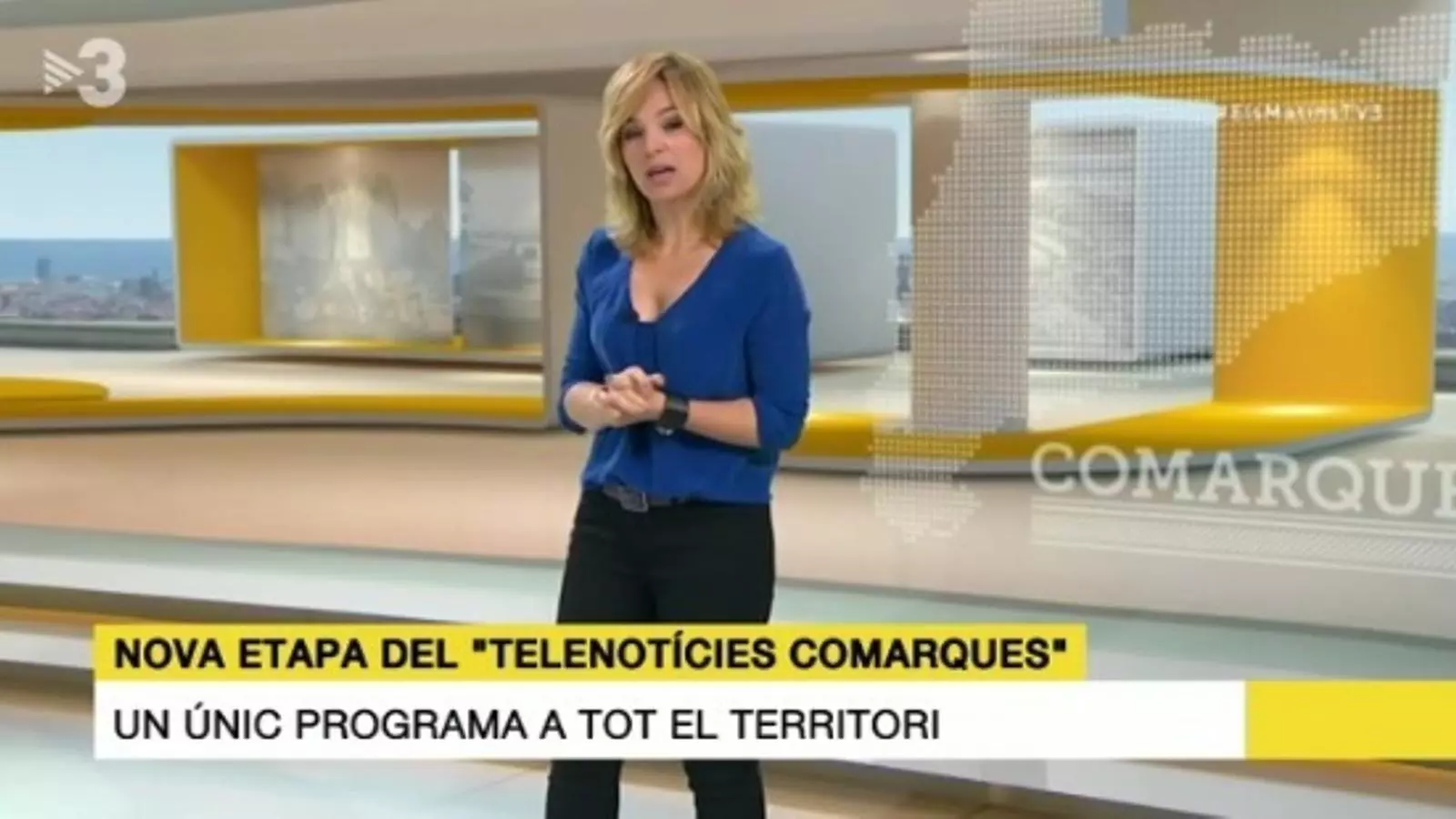Núria Solé presenta el nou 'Telenotícies comarques'