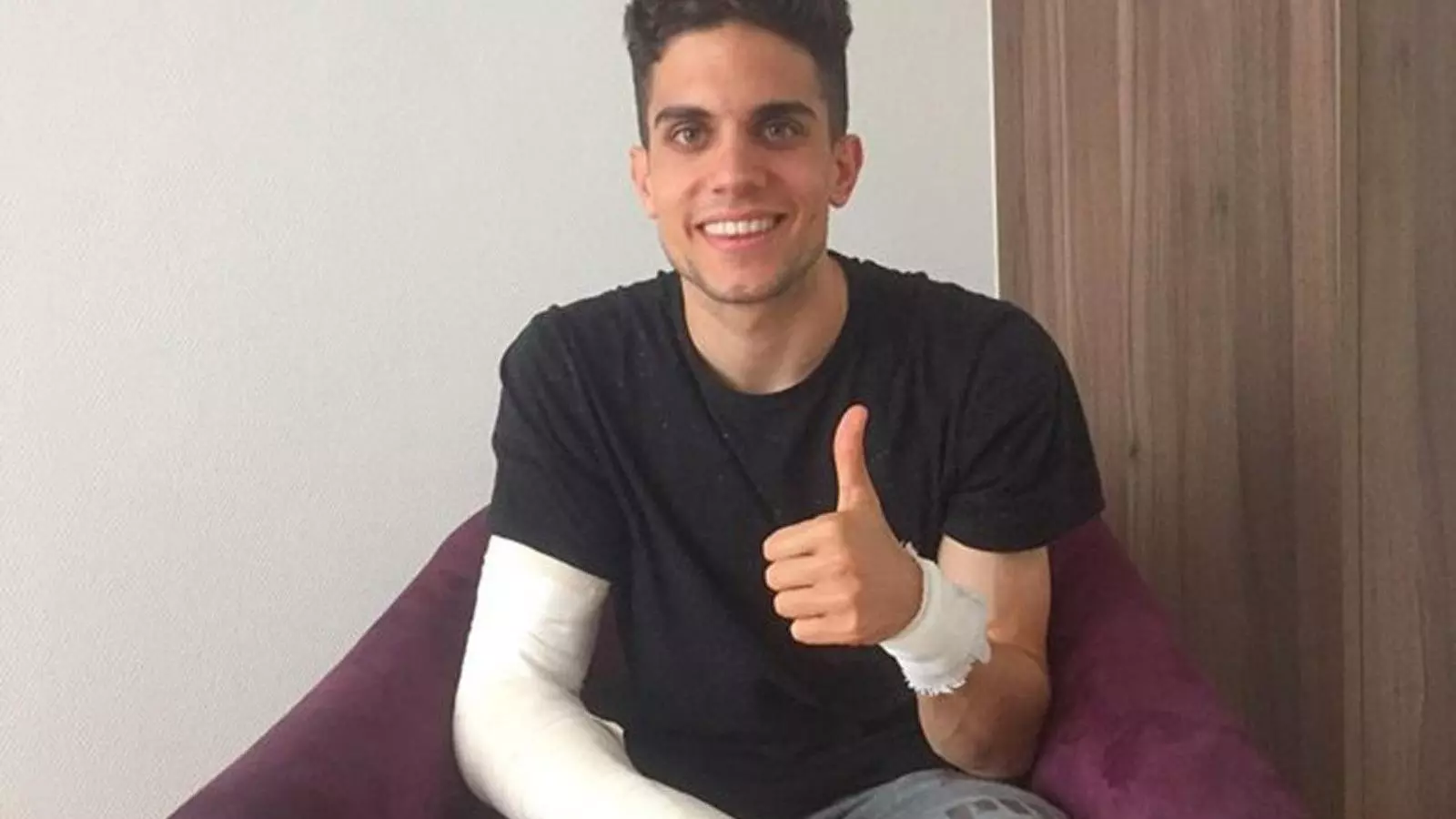 Marc Bartra, a l'hospital