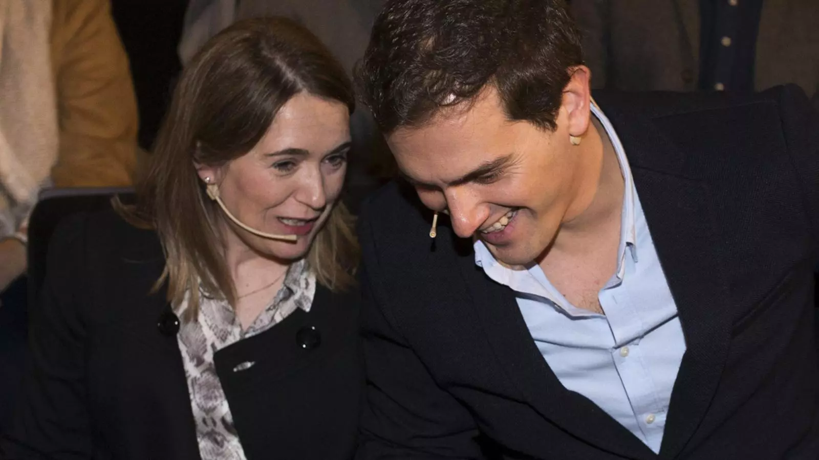 Albert Rivera amb l'escriptora i periodista Marta Rivera, número tres de C's per Madrid el 20-D.