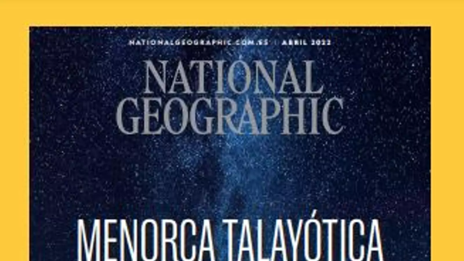 Portada del mes d'abril de la revista National Geographic.