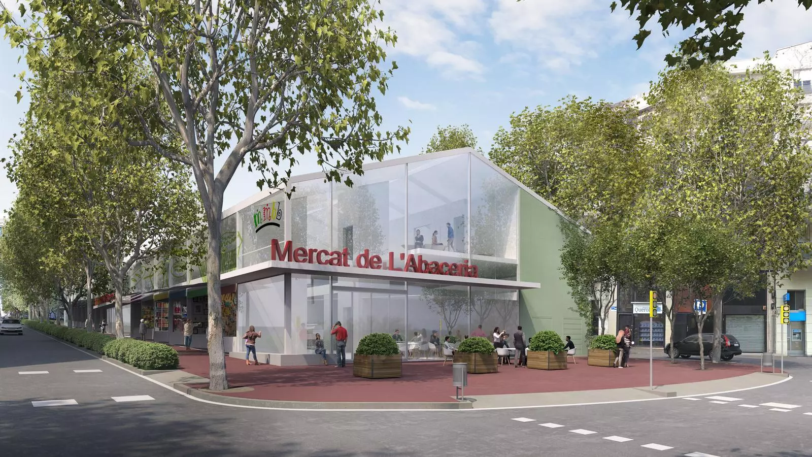 El mercat de l'Abaceria de Gràcia desencalla la seva gran transformació