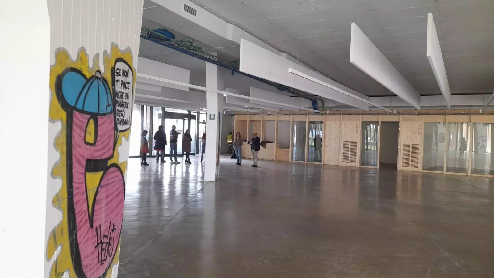 Espai de la nova seu de l'Institut Municipal d'Innovació al Parc Pocoyó de Palma.