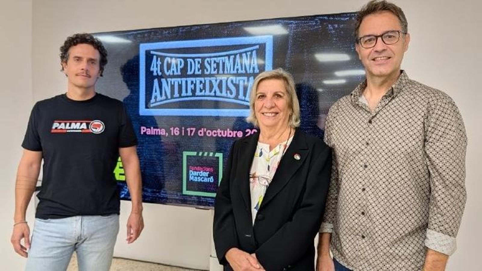 David Pujol, Lila Thomàs i Miquel Oliver.