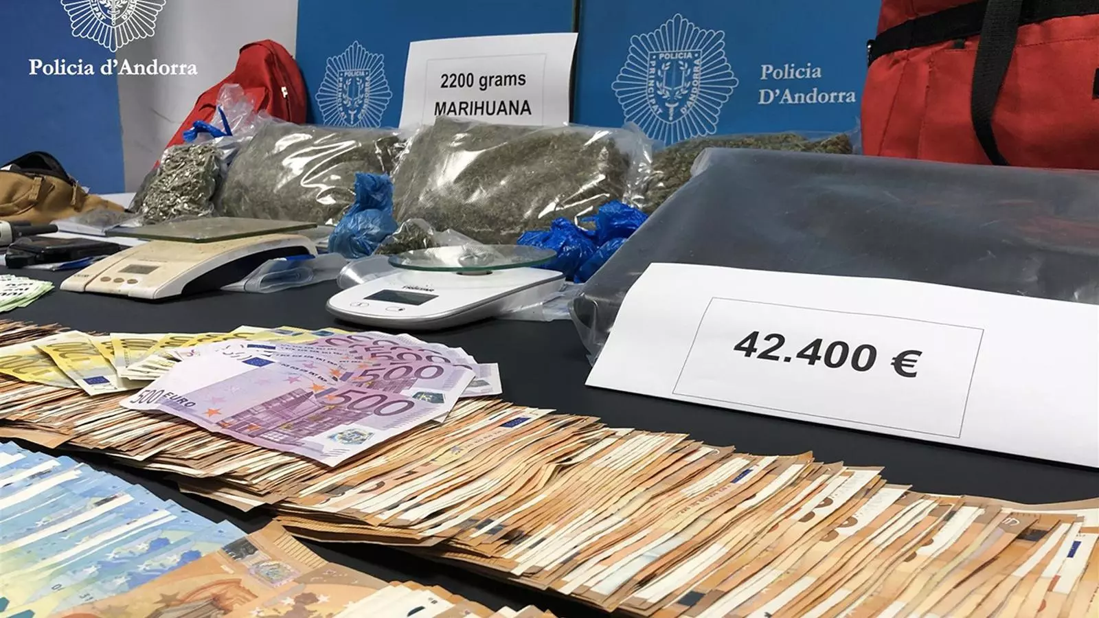 La partida incautada.