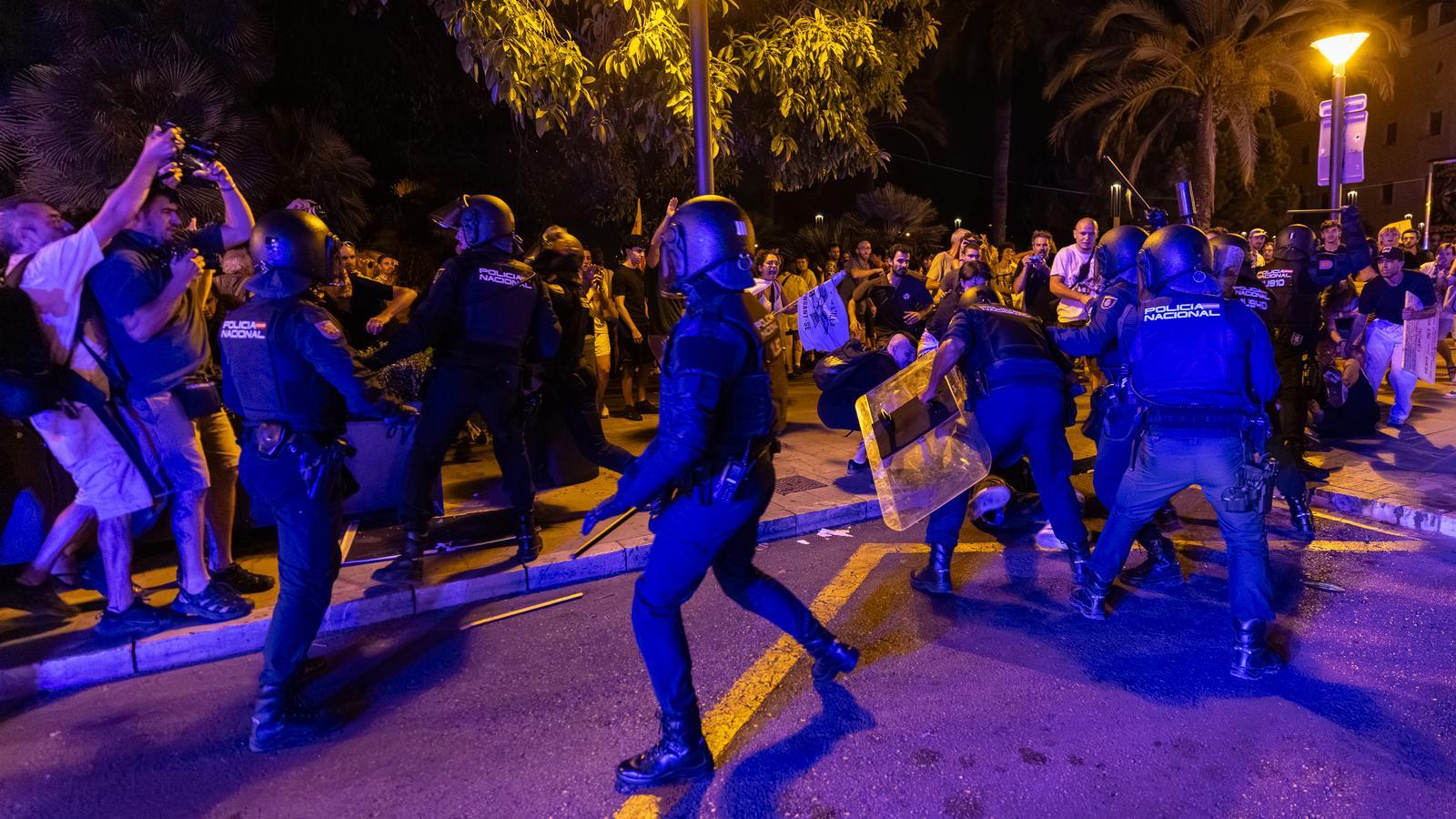 Polizeiliche Aufladungen während der Demonstration vom vergangenen Juli