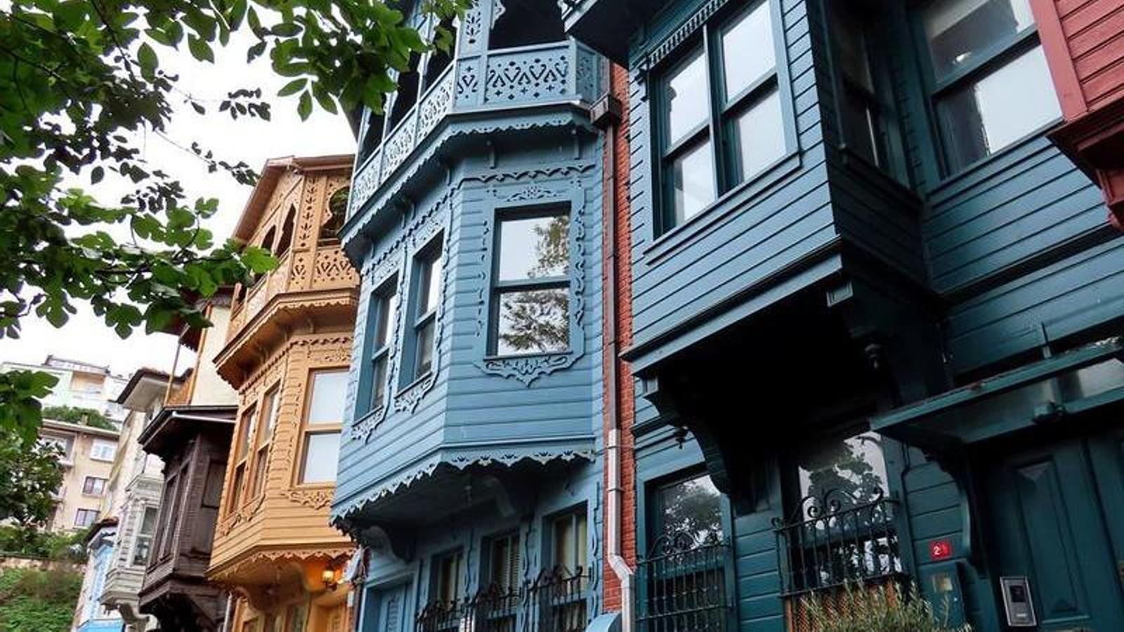 Wooden houses in Istanbul