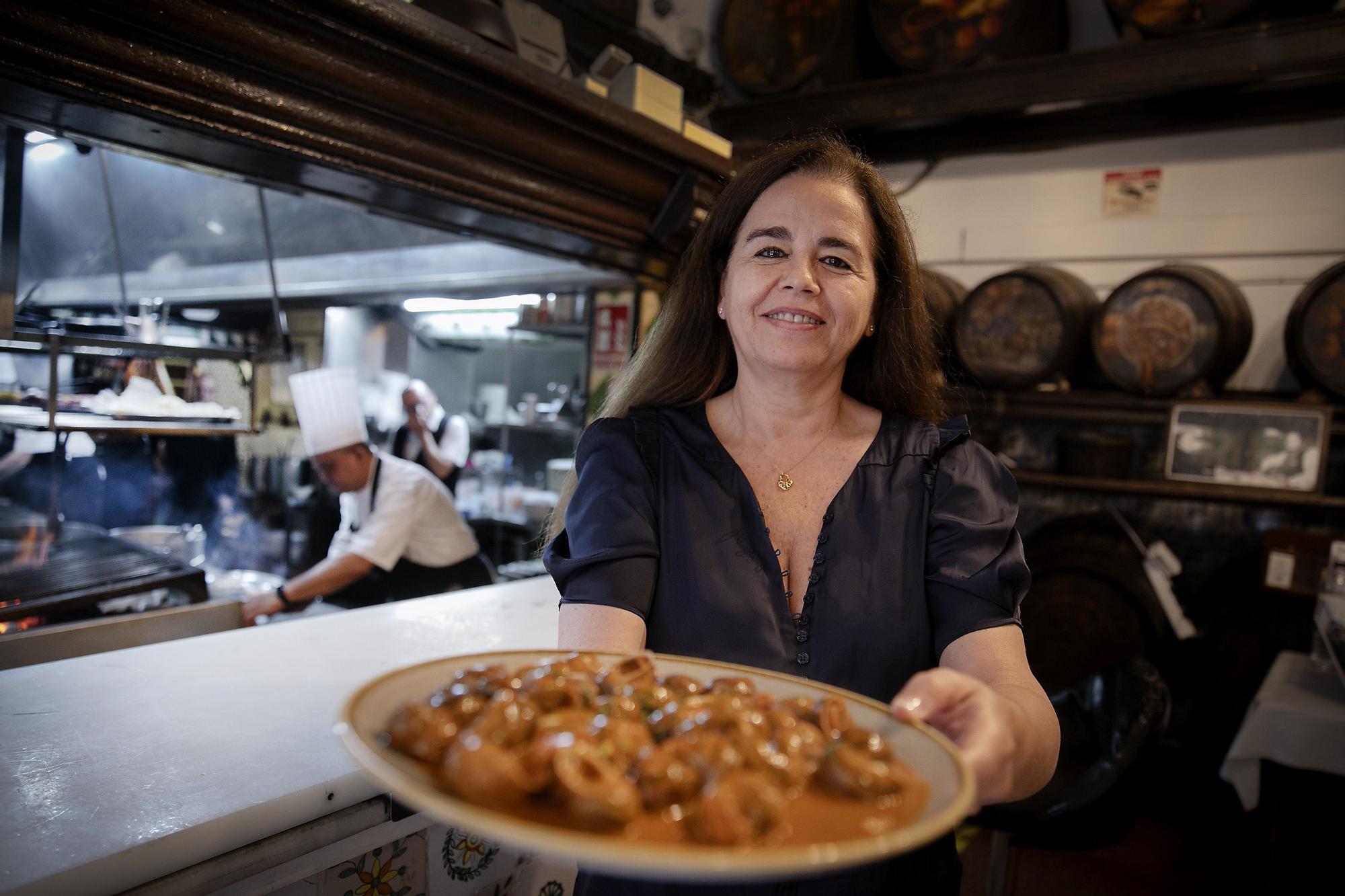 Aurora Bofarull, del restaurant Los Caracoles, el segon restaurant més antic de Barcelona que arriba als 190 anys Barcelona