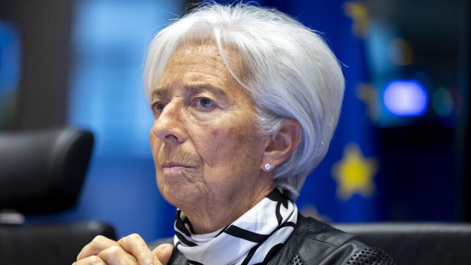 File photo of ECB President Christine Lagarde.