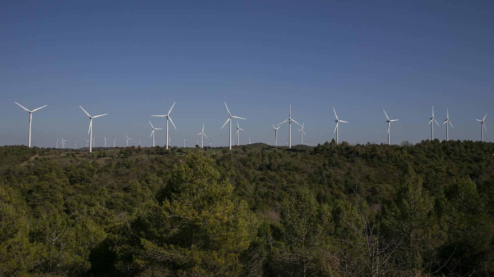Macroparc eòlic a l'Alt Anoia