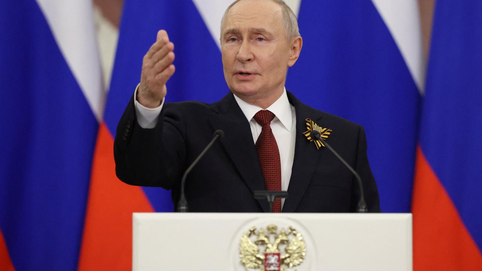 The Russian president, Vladimir Putin, in a recent image.