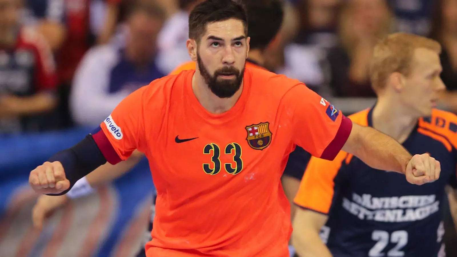 Karabatic davant el Flensburg / EFE