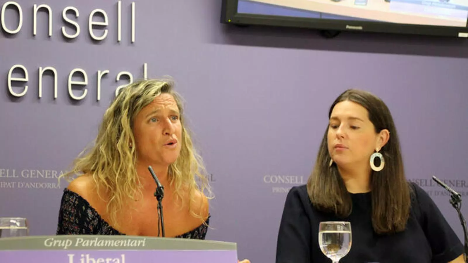 Eva López i Maria Martisella. / ARXIU