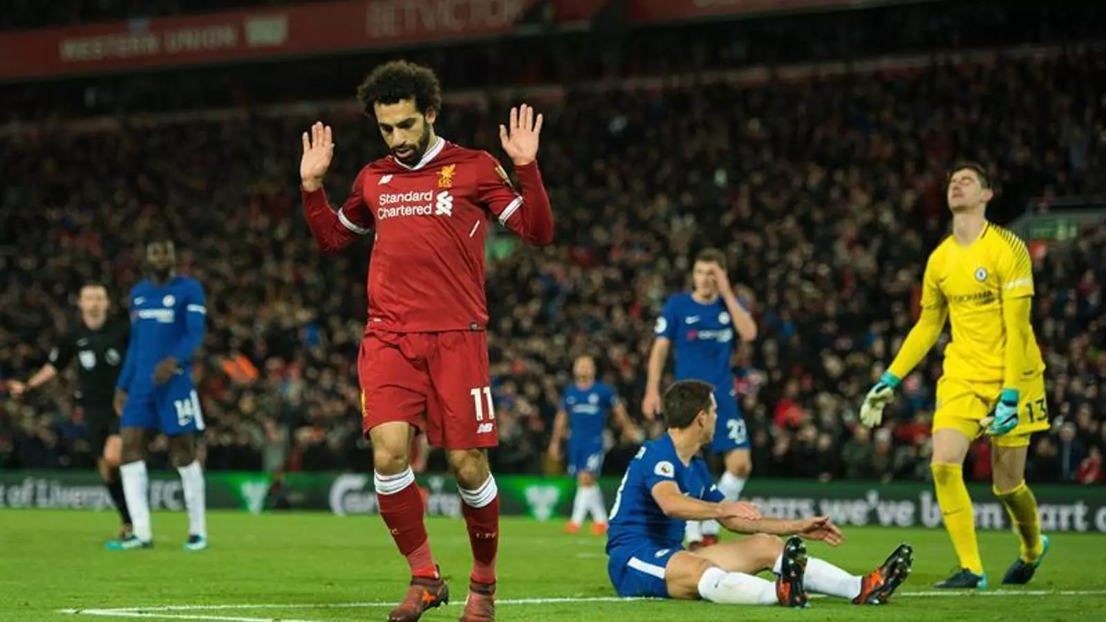 Salah no ha celebrat el seu gol contra el Chelsea