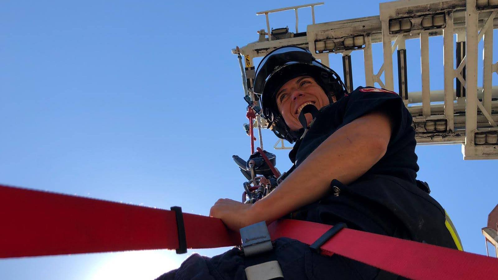 Miriam Galisteo, the first woman of the Barcelona Firefighters corps