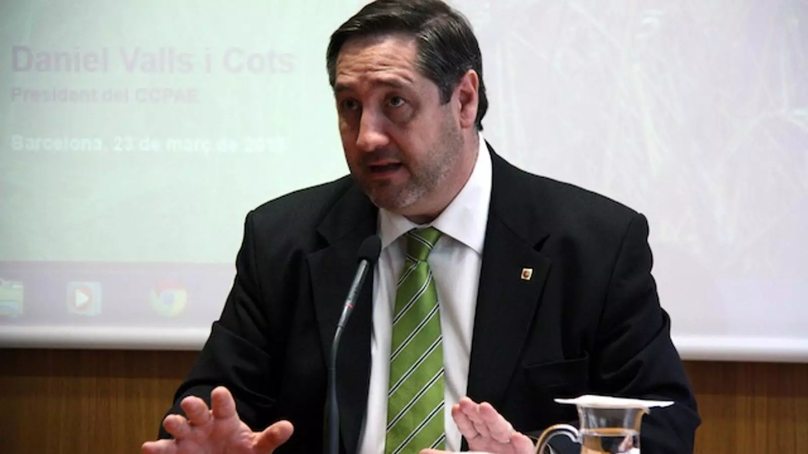 El conseller d'Agricultura i president del consell nacional d'UDC, Josep Maria Pelegrí / ACN