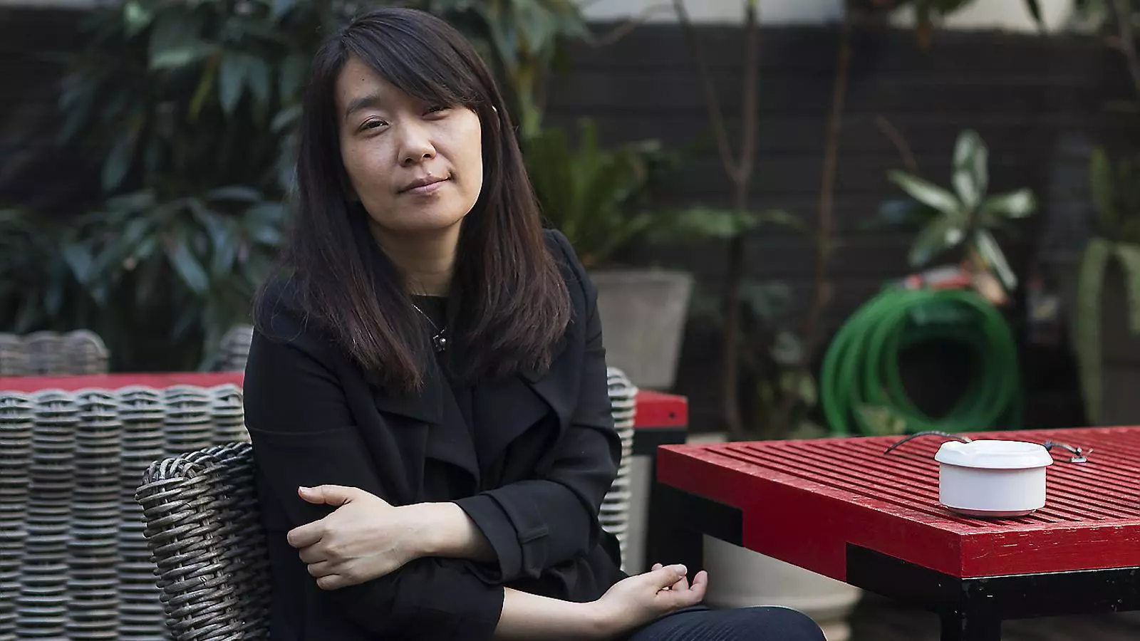 Han Kang (Gwangju, 1970) ahir a l’Hotel Pulitzer de Barcelona.