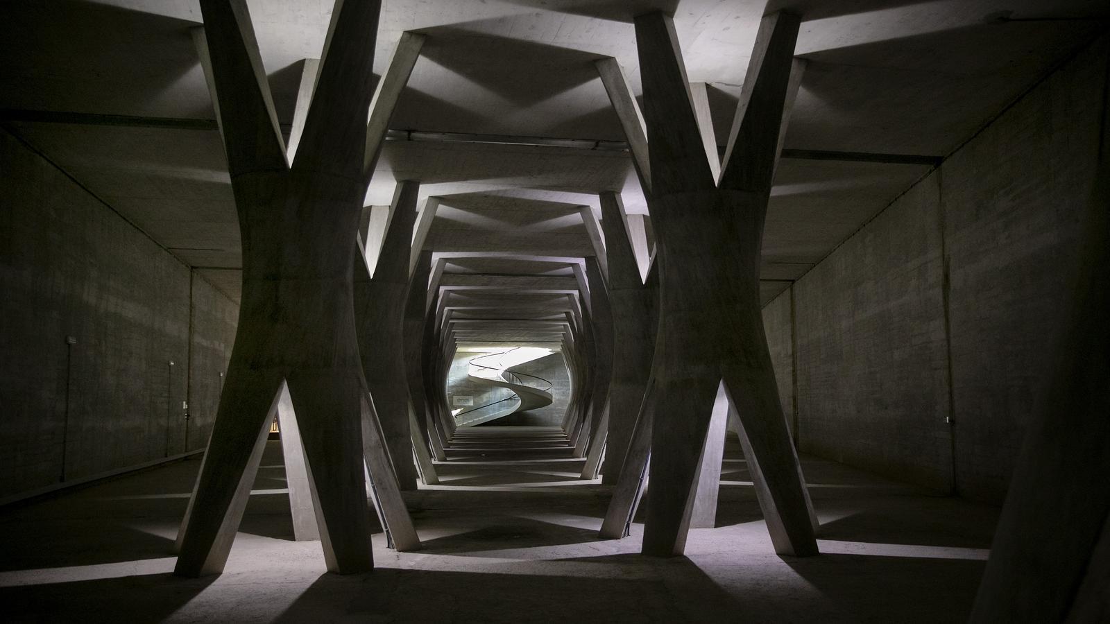 Hall of the Columns of the Susqueda Dam