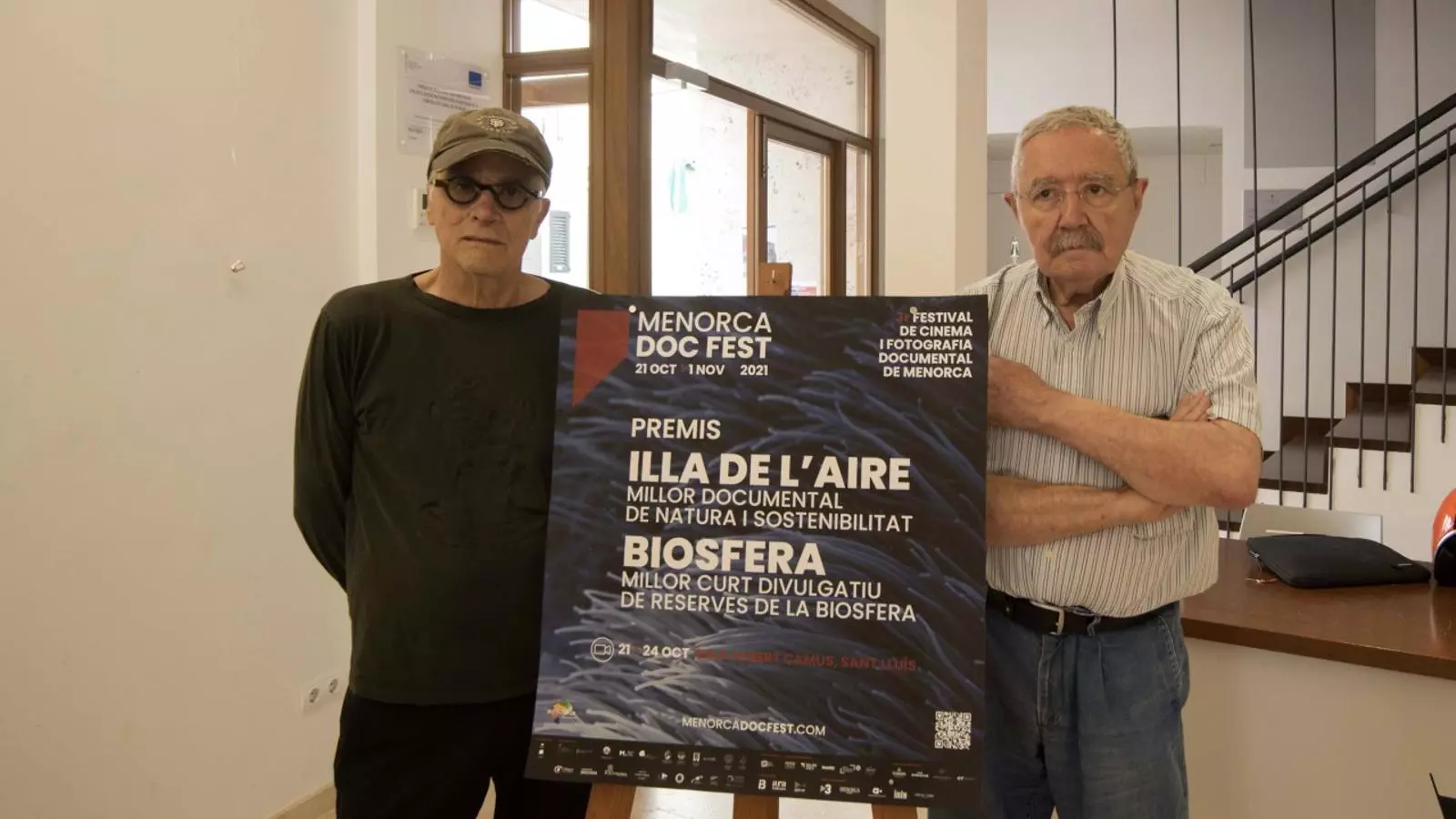 El fotògraf Lluís Real i el pintor Matias Quetglas, protagonistes del Menorca Doc Fest 2021.