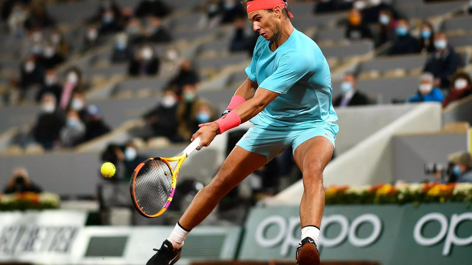 Rafa Nadal durant la final