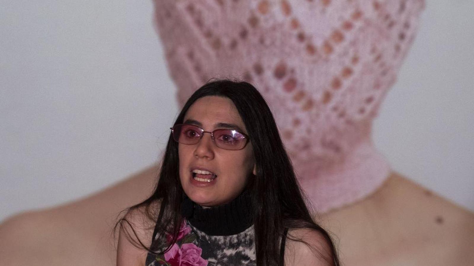 Juana Dolores en la exposición 'Carta de amor a Lenin'