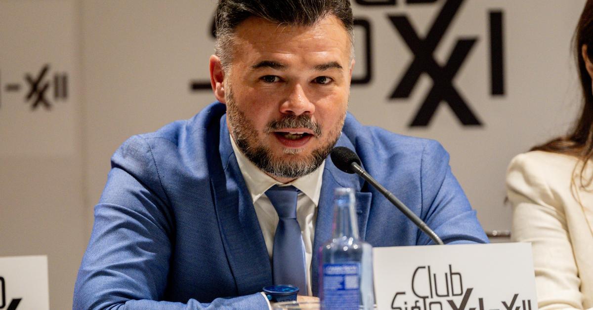 Rufián fa un pas més: es mostra 
