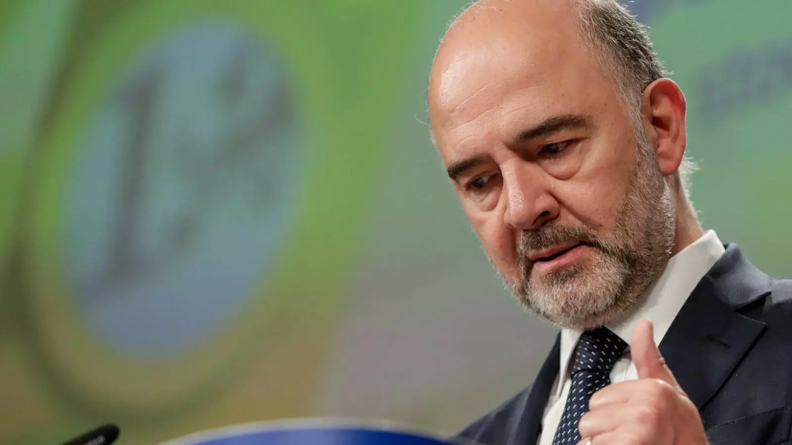 El comissari d'Afers Econòmics, Pierre Moscovici.