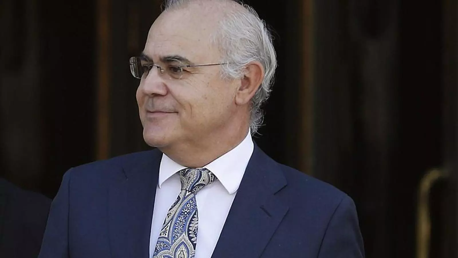 El magistrat instructor de la sala segona del Tribunal Suprem, Pablo Llarena, sortint de la seu del tribunal, a Madrid, el dia que es va notificar la sentència del Procés.